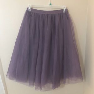 Purple Tulle Skirt